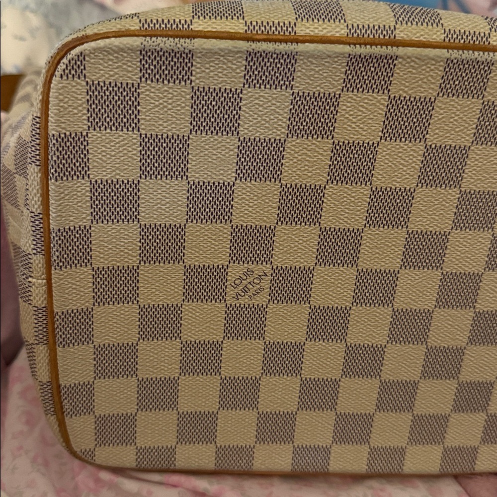 AUTHENTIC Louis Vuitton Damier Azur Saleya MM - Picture 9 of 10